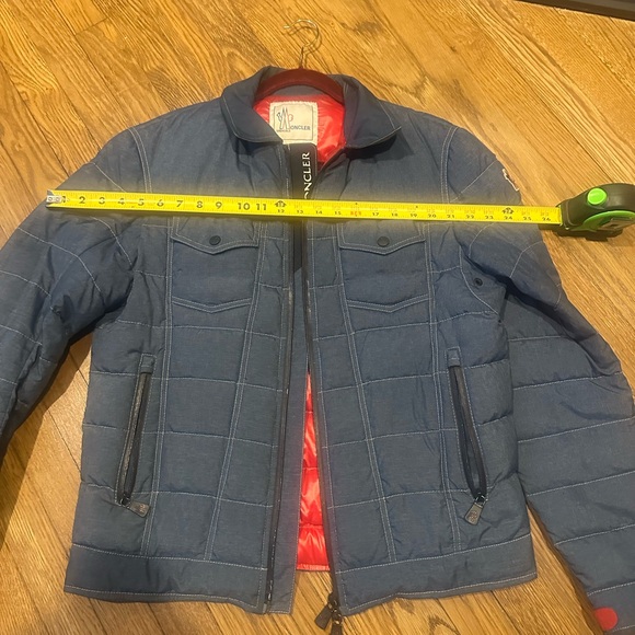 Moncler Denim print light puffer size 4 - Picture 12 of 14